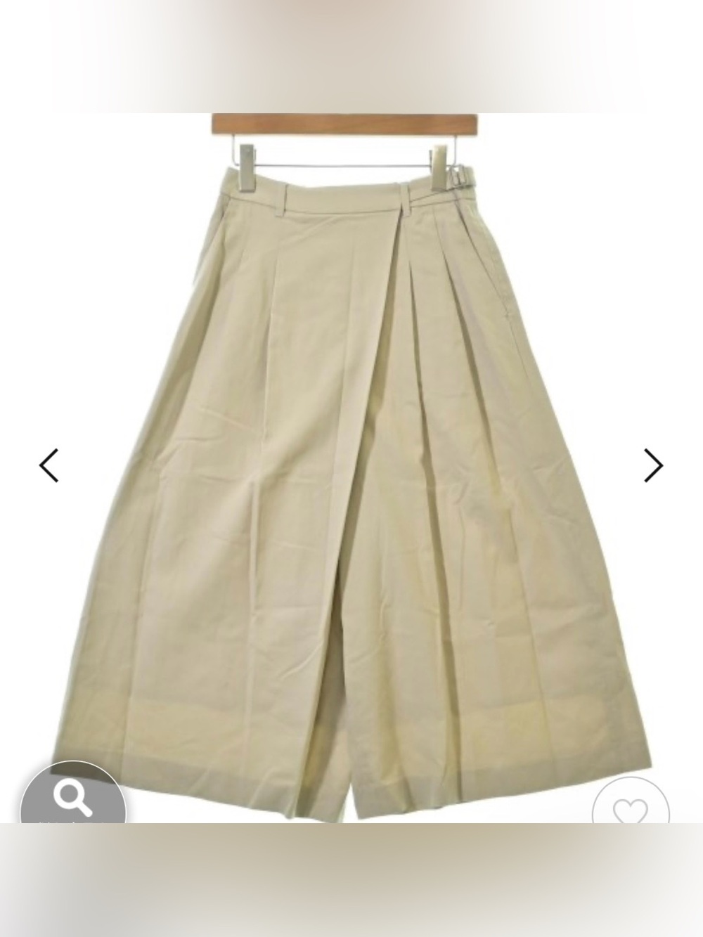 NWT Gracia Beige Wide Leg Pants Women's Size L